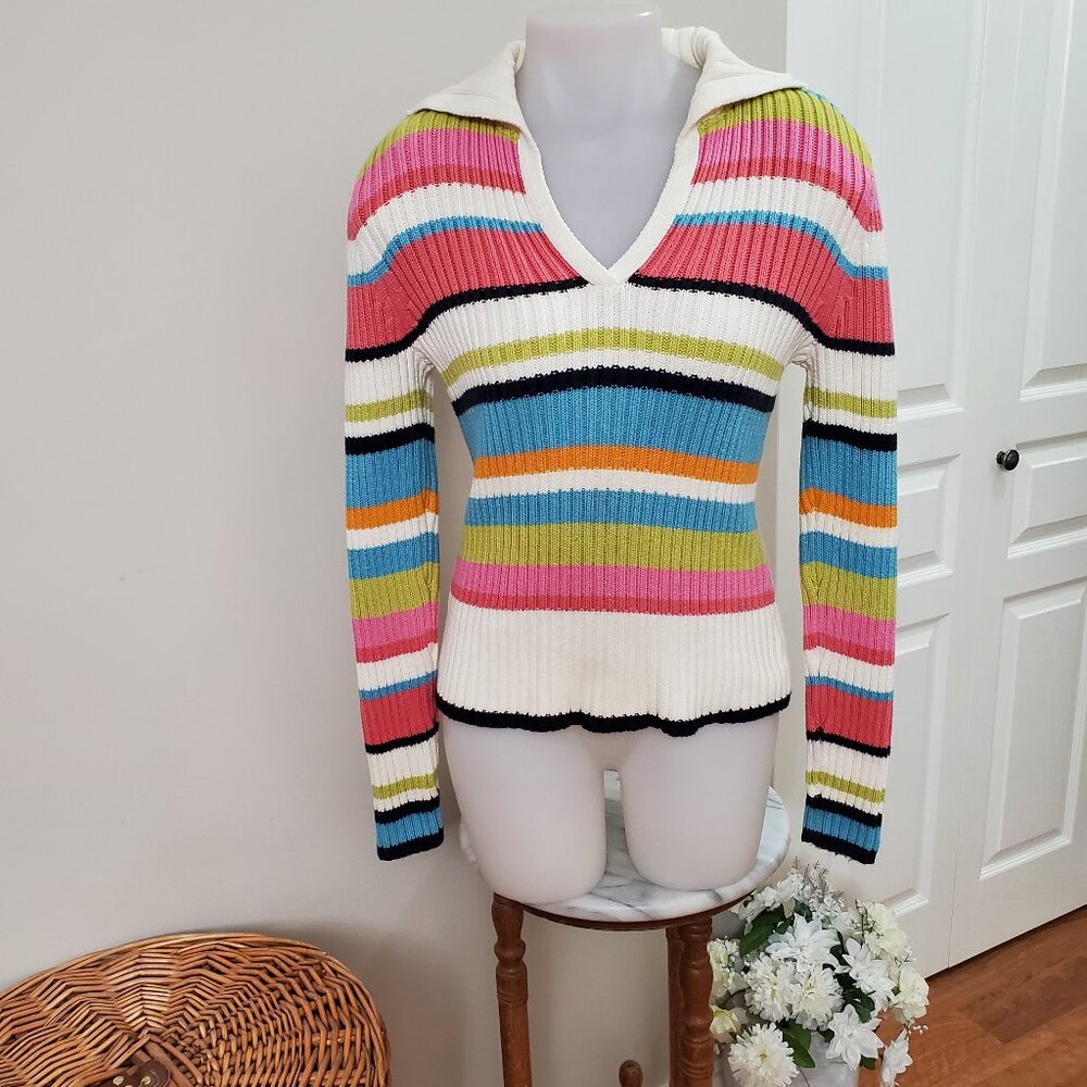 Fabulous! Tommy Hilfiger striped sweater Medium